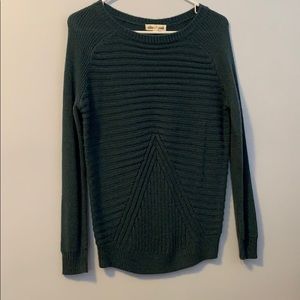 Blue green sweater